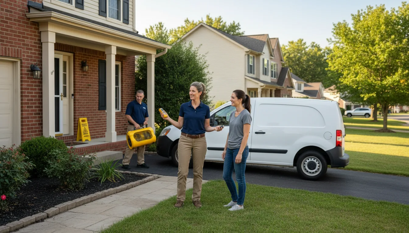 Residential water damage restoration in Mccall, ID